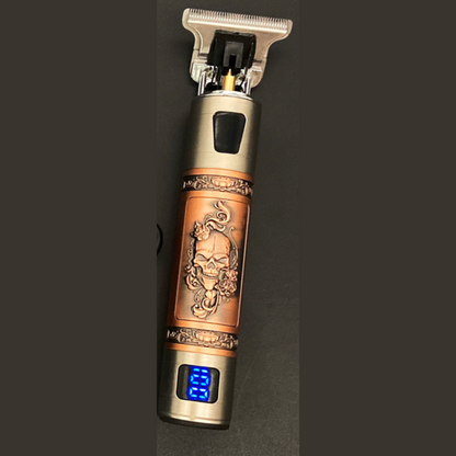 Vintage Rechargeable Hair & Beard Trimmer - Waterproof with 4 Attachments