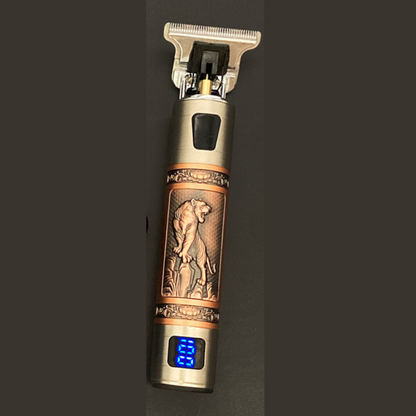 Vintage Rechargeable Hair & Beard Trimmer - Waterproof with 4 Attachments