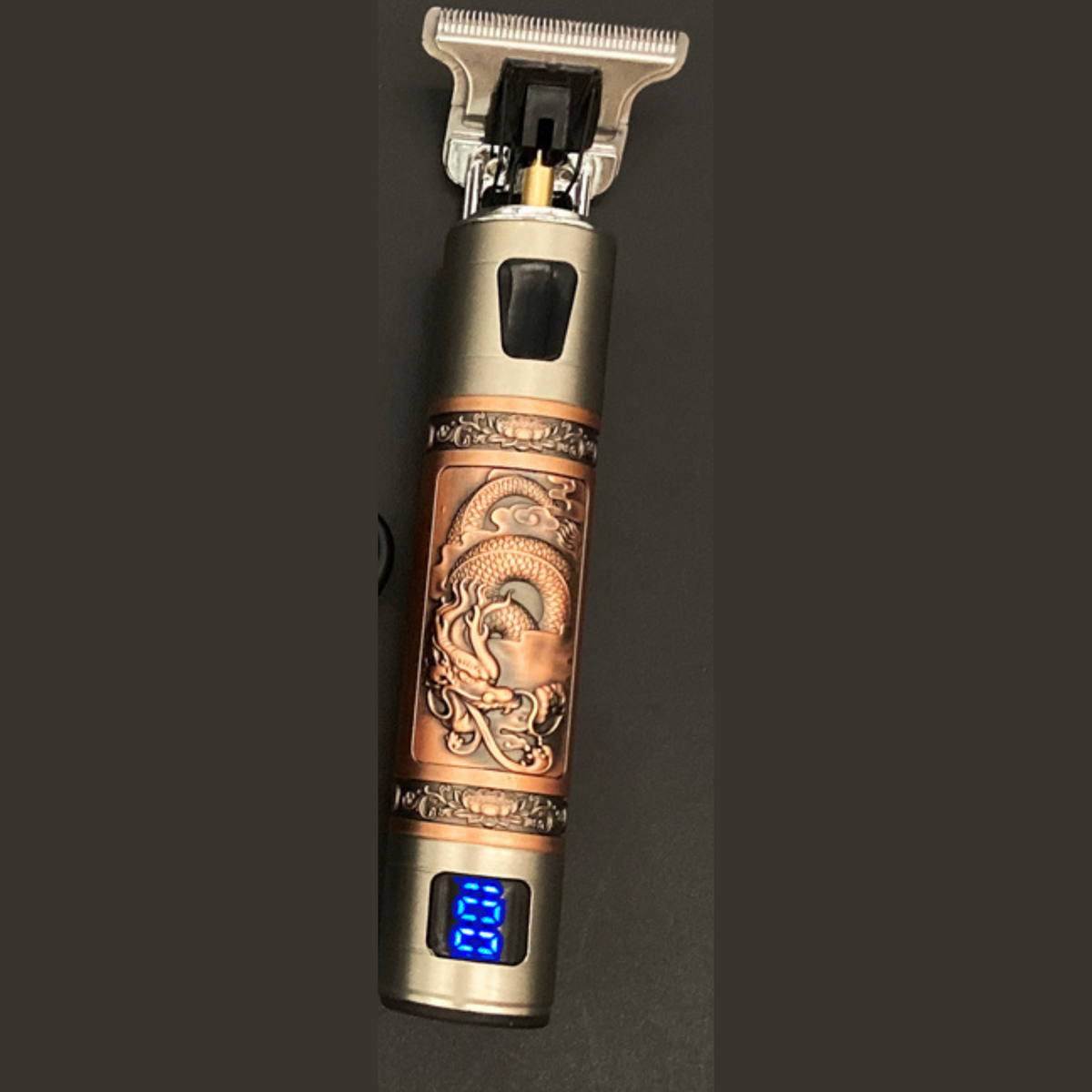 Vintage Rechargeable Hair & Beard Trimmer - Waterproof with 4 Attachments
