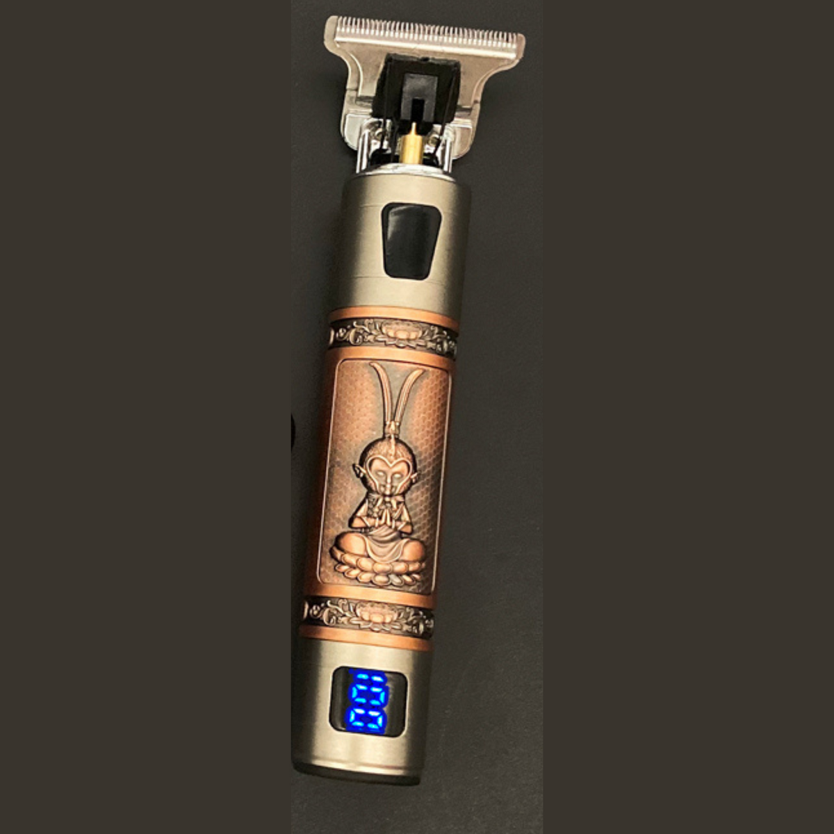 Vintage Rechargeable Hair & Beard Trimmer - Waterproof with 4 Attachments