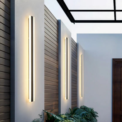 Waterproof Outdoor Wall Lamp - Modern Iron & Acrylic Exterior Light