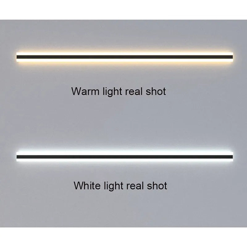 Waterproof Outdoor Wall Lamp - Modern Iron & Acrylic Exterior Light