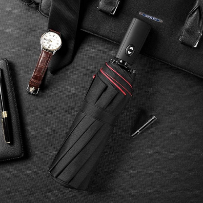 Windproof Storm Umbrella - Automatic Compact Rain & UV Protection