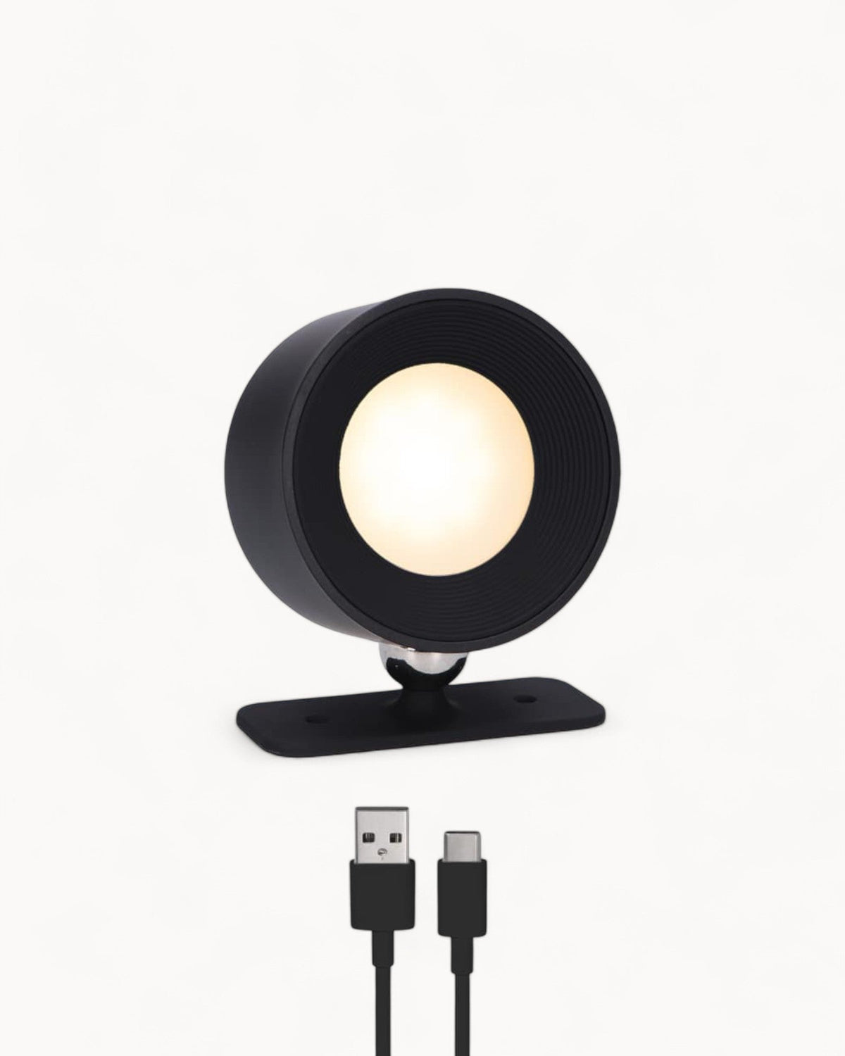 Wireless 360° Adjustable Wall Light for Modern Interior Lighting