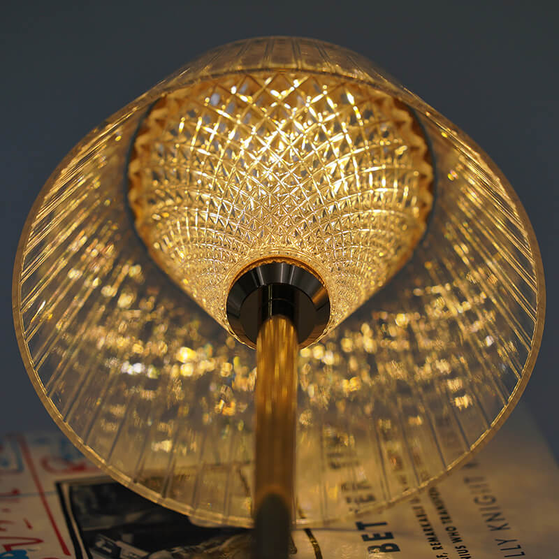 Wireless Crystal-Detail Table Lamp with Rechargeable LED