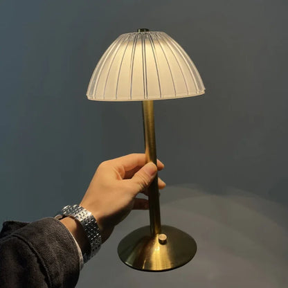 Wireless Crystal-Detail Table Lamp with Rechargeable LED