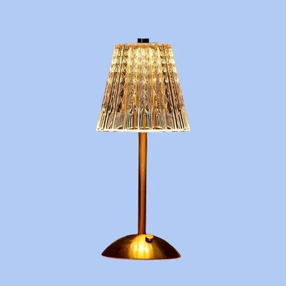 Wireless Crystal-Detail Table Lamp with Rechargeable LED