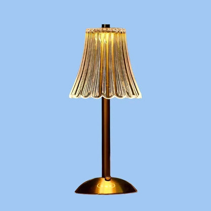 Wireless Crystal-Detail Table Lamp with Rechargeable LED