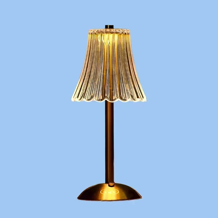 Wireless Crystal Table Lamp with 3W LED Lighting
