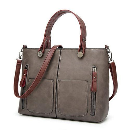 Zambir – Women's Vintage PU Leather Shoulder Bag with Adjustable Crossbody Strap